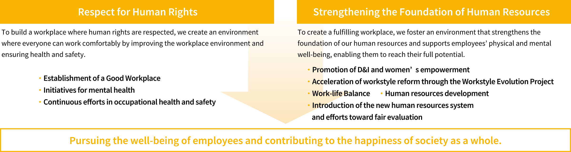 Respect for Human Rights and Strengthening the Foundation of Human Resources 