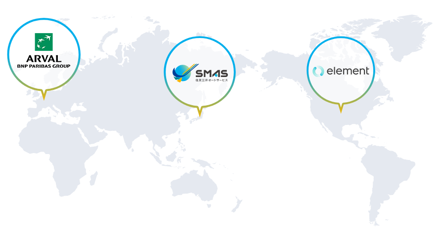 グローバルの取組 地図